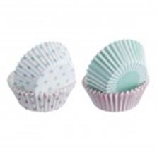 Picture of PASTEL CUPCAKE CASES X 100 MIXED COLOURS